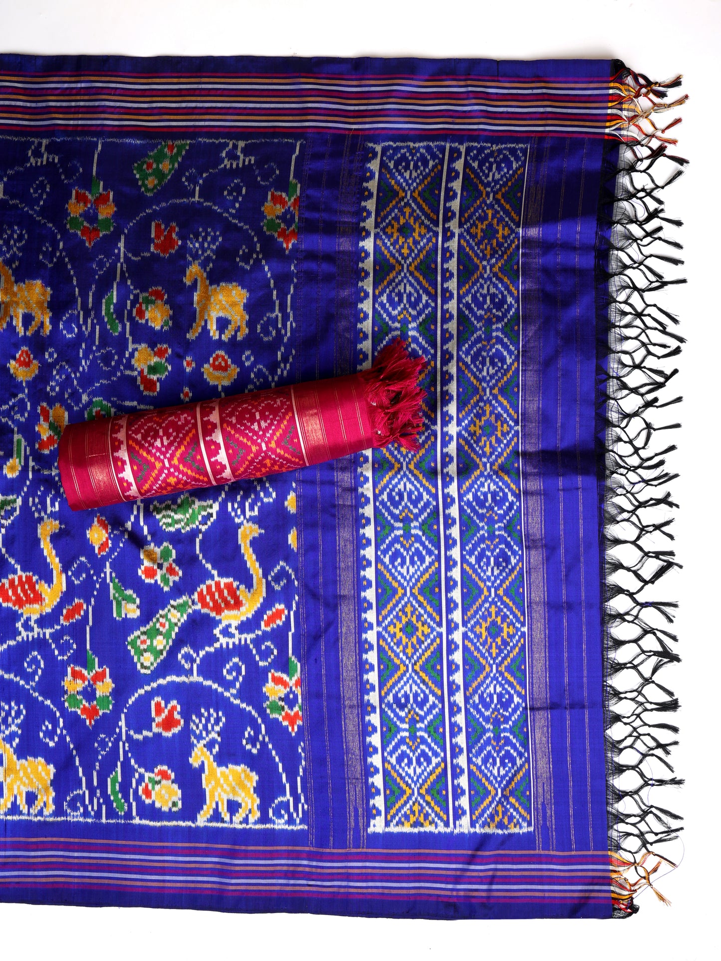 Silk Patola Ikat Woven Dupatta