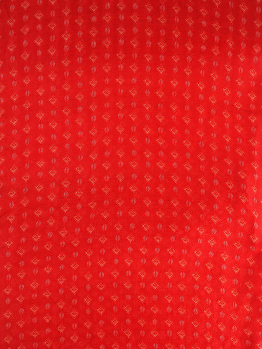 Silk Chanderi Small Buta Printed Fabric