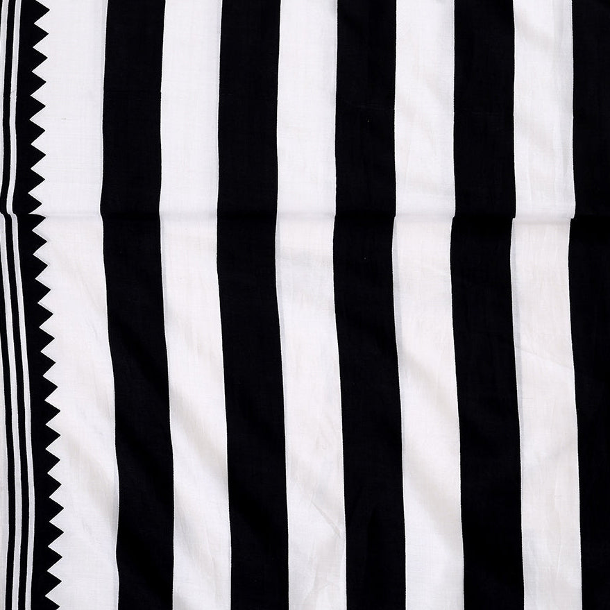 Handloom Dupion Abstract Printed Fabric