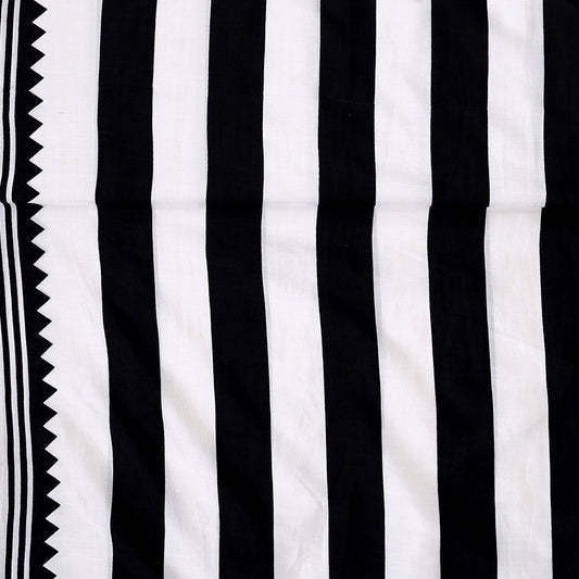 Handloom Dupion Abstract Printed Fabric