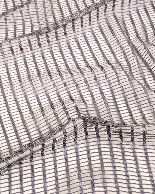 Grey Nylon Crosio Fabric – Lightweight Durable Material