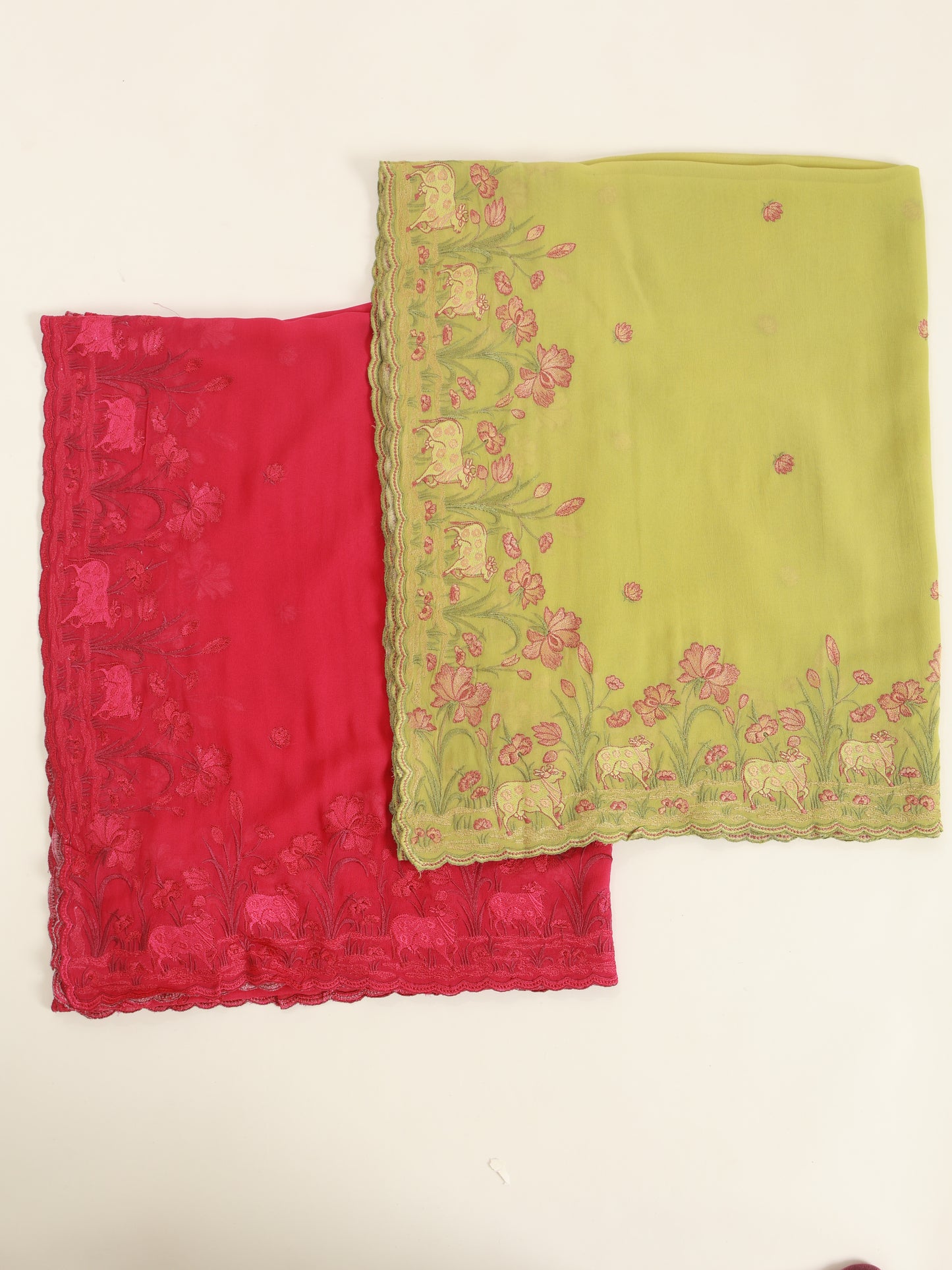 Semi Georgette Kashmiri Work Dupatta