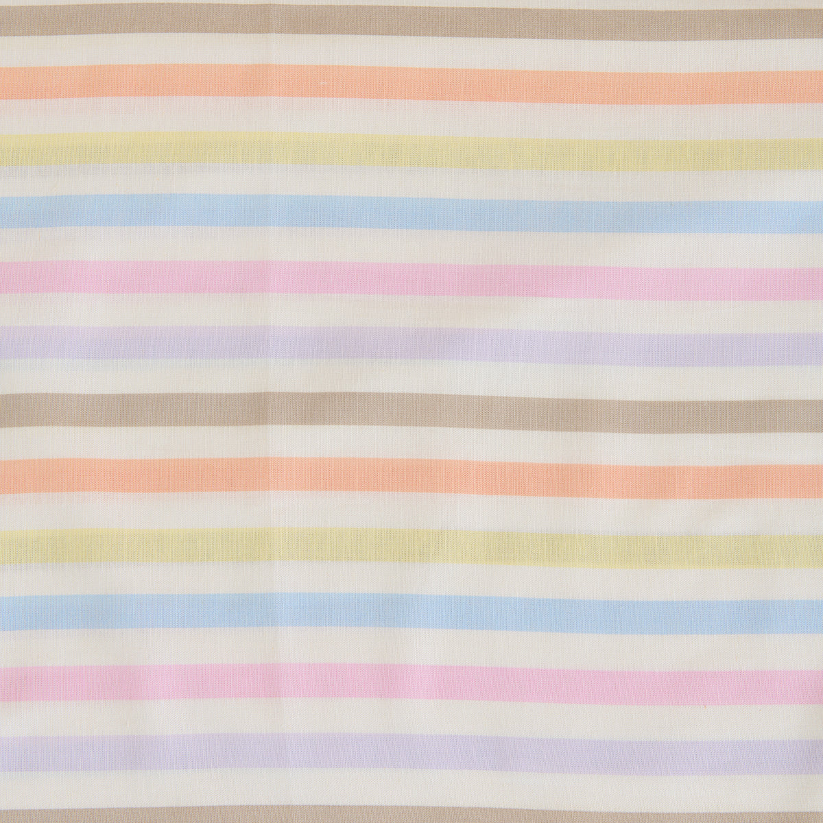Multi 56 Width Cotton Linen Stripes Printed Fabric