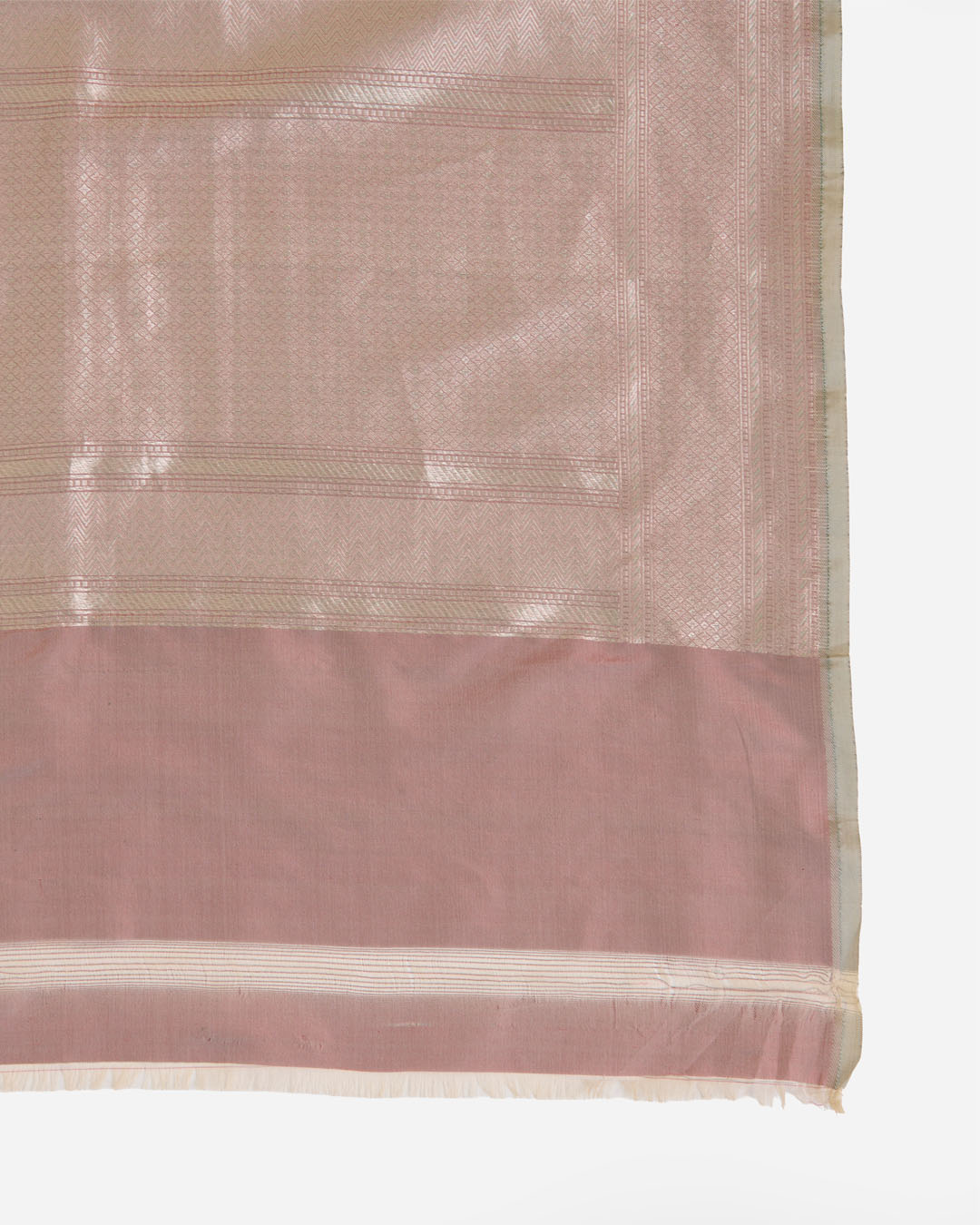 Dusty Green Chanderi Shimmer Tanchoi Dupatta