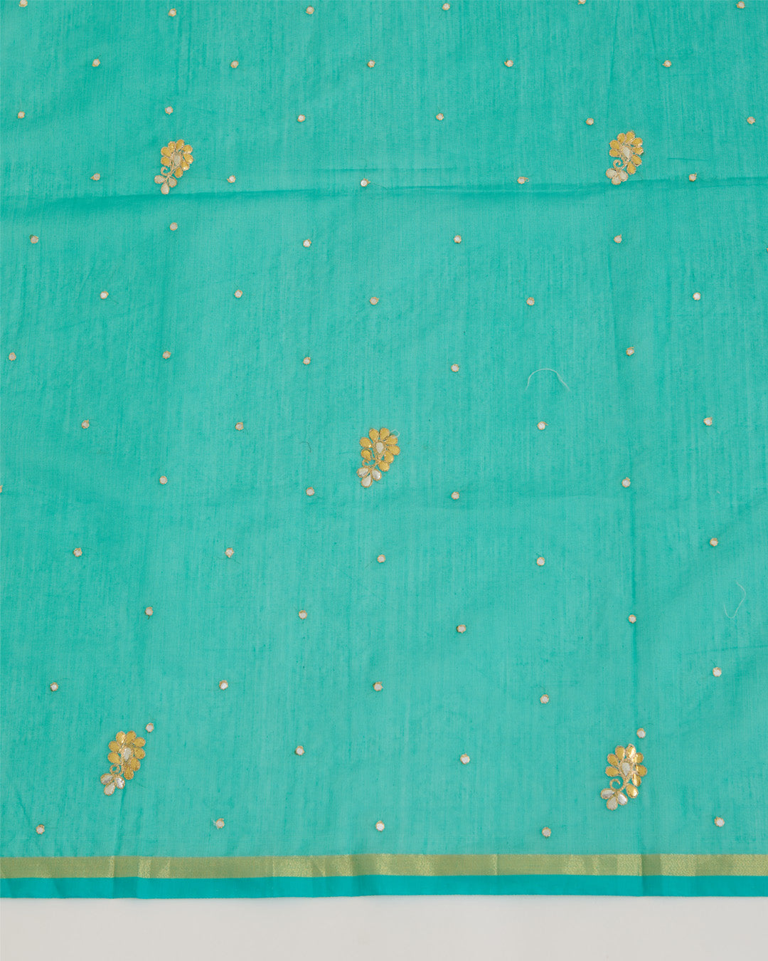 Rama Chanderi Gota Work Dupatta