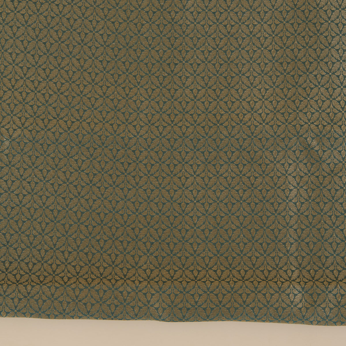 Dusty Blue Chanderi Brocade Jaal Kurta with Bandhej Dupatta