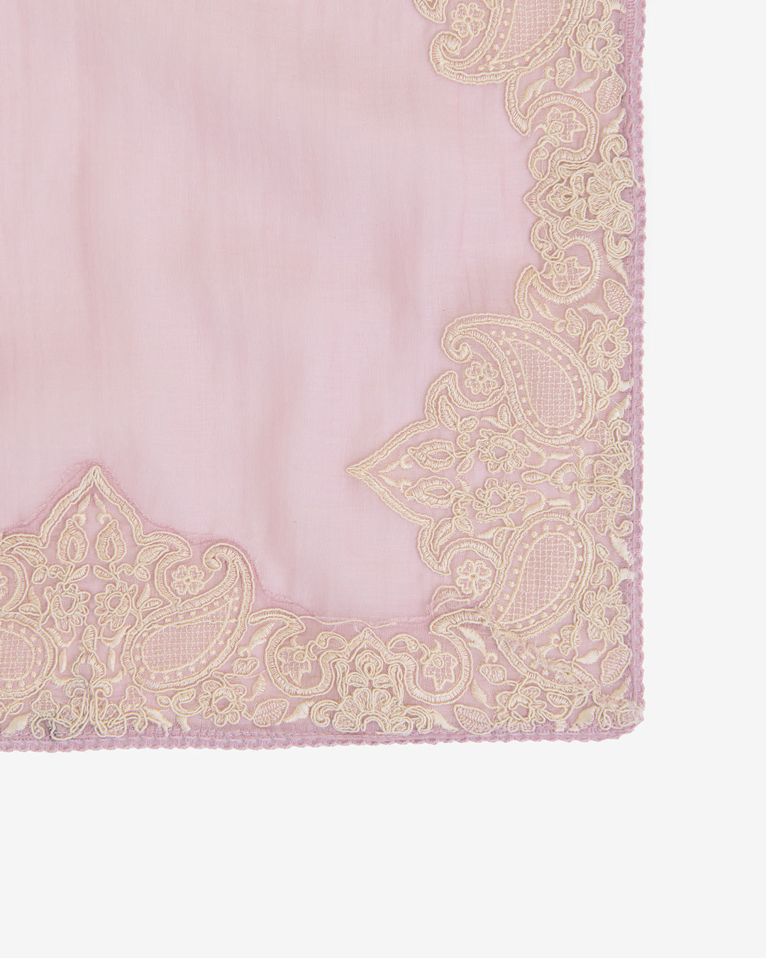 Onion Pink Mal Chanderi Suit with Dori Embroidered Daman & Dupatta