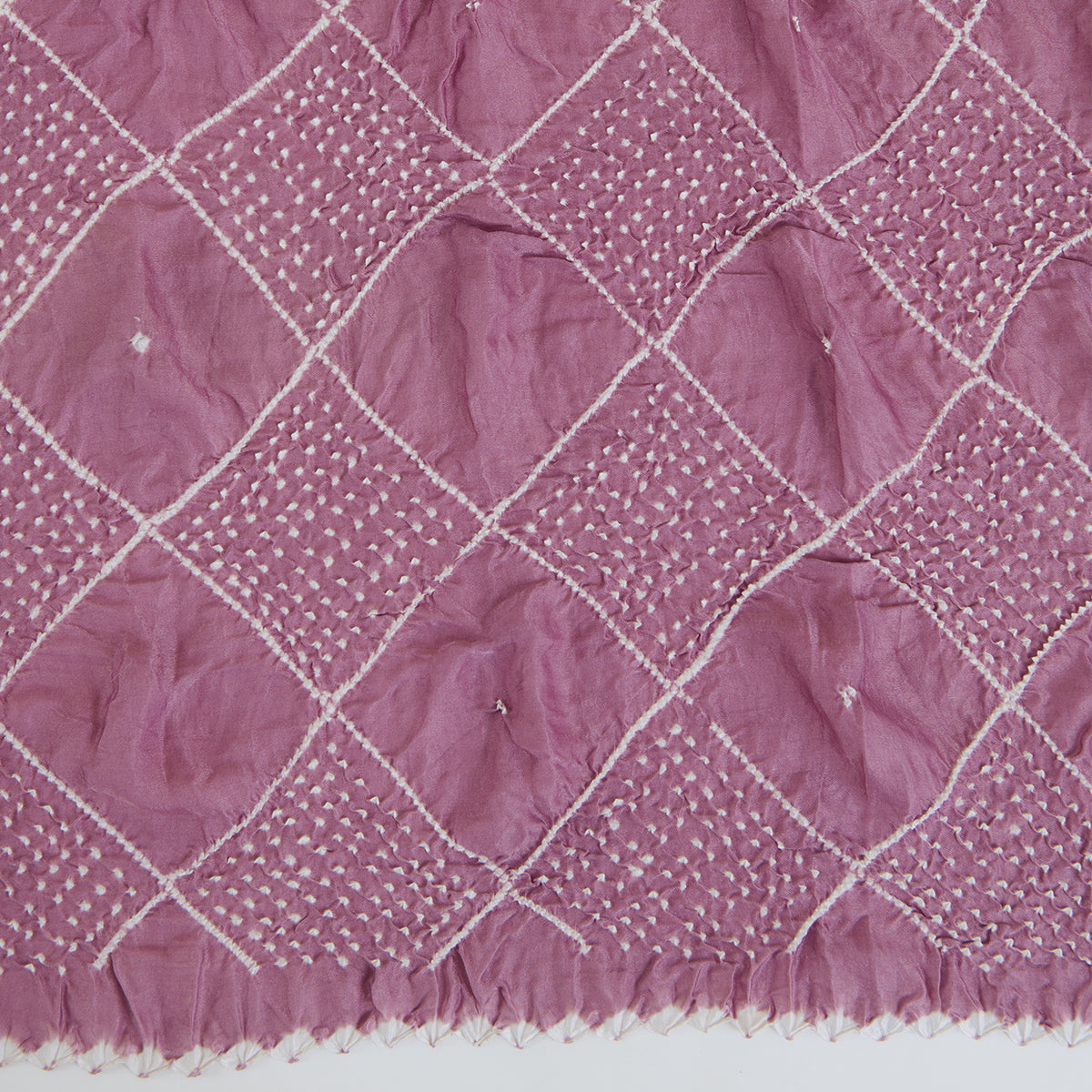 Lilac Gajji Silk Bandhej Dupatta