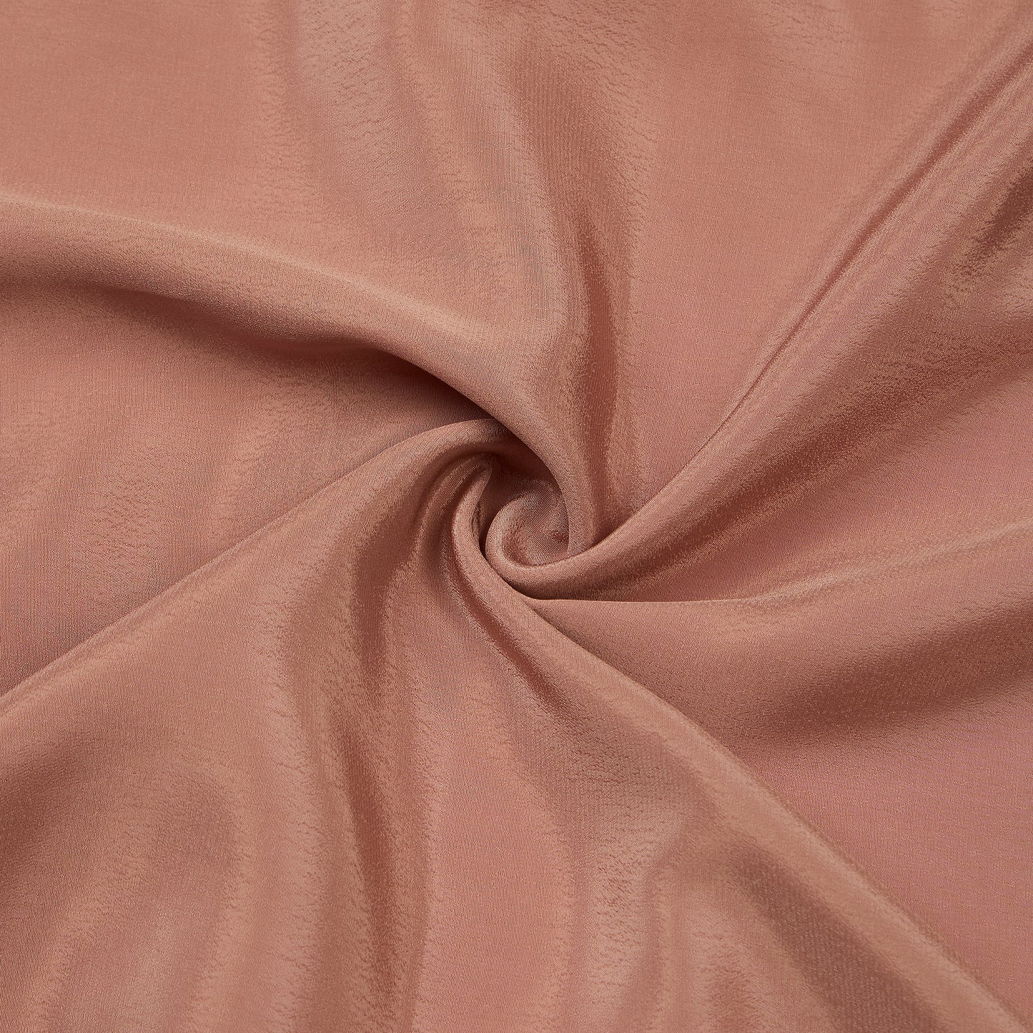 Dusty Peach Viscose Georgette Kurta with Mirror Work