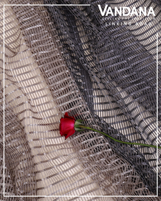 Grey Nylon Crosio Fabric – Lightweight Durable Material