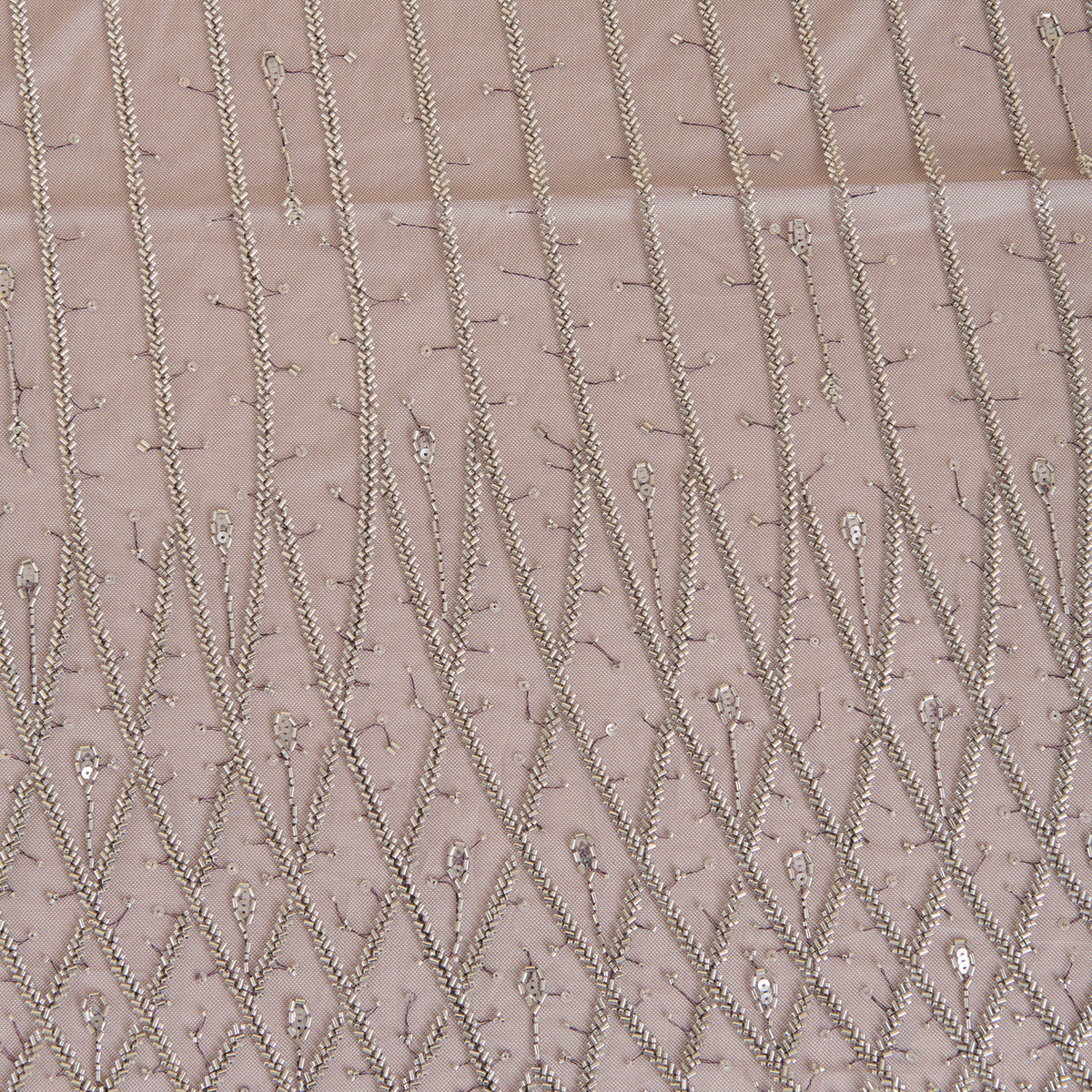 Wine Net Cutdana Sequin Daman Work Fabric