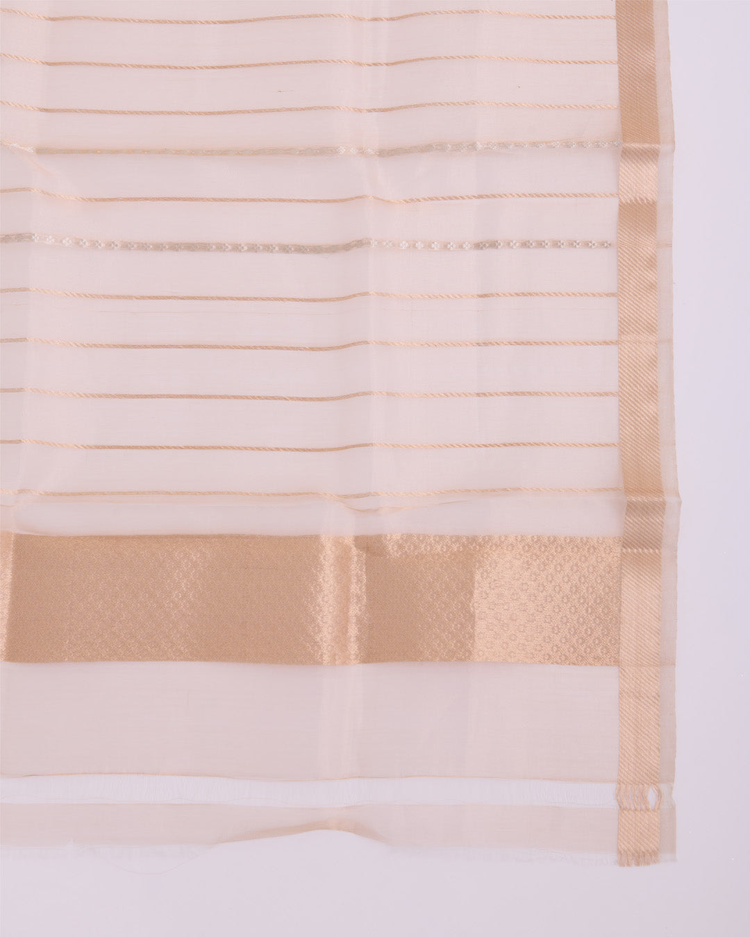 Pink Pure Silk Handwoven Suit with Organza Tissue Dupatta