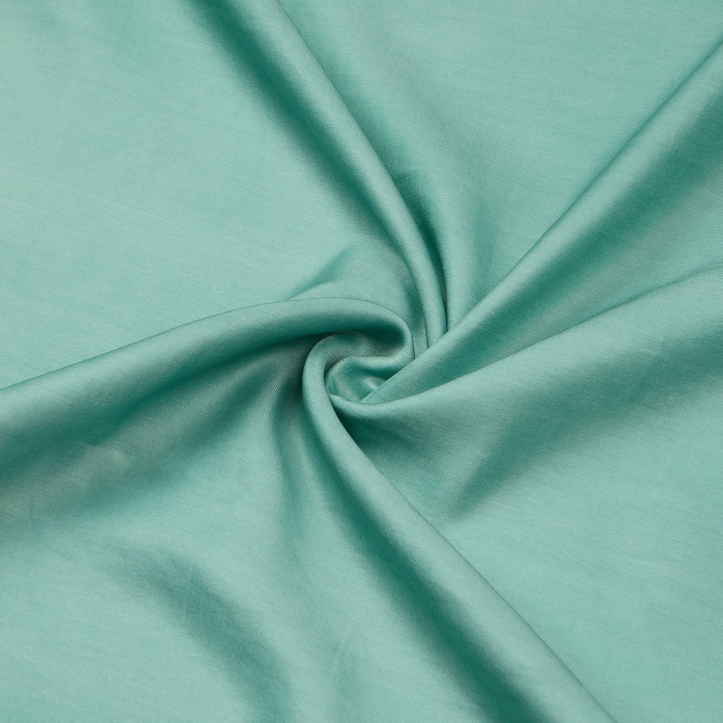 Sea Green Chanderi Silk Kurta Set with Tissue Applique