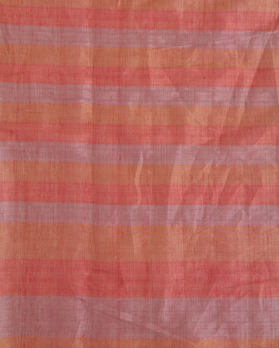 Multicolor Silk Tissue Multi Patta Fabric