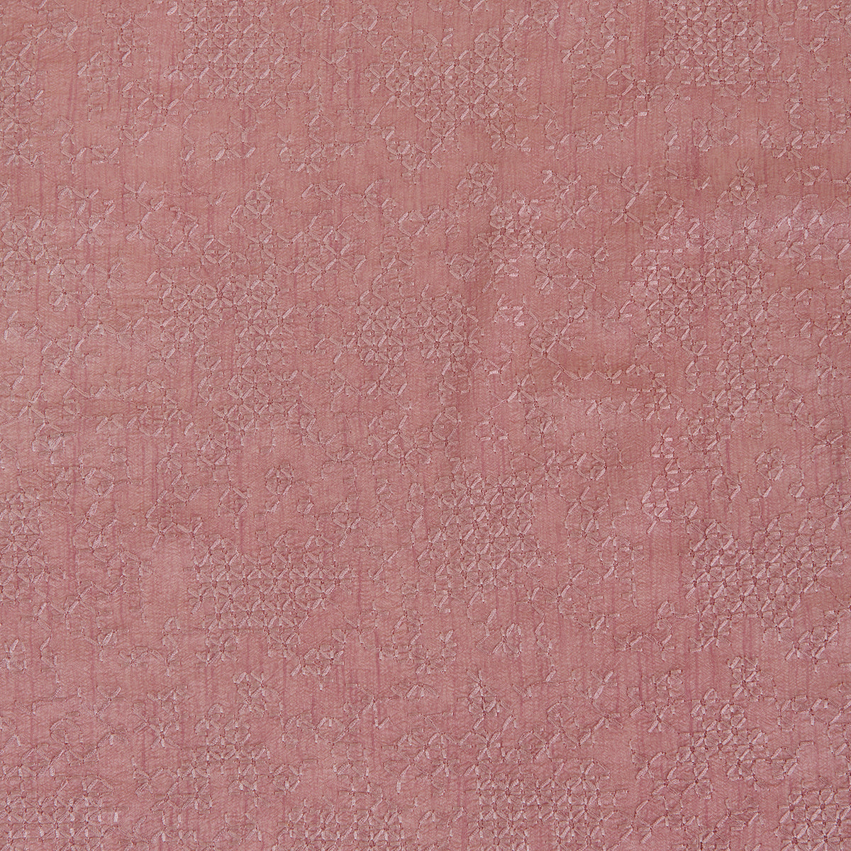 Onion Pink Slub Silk Chawal Taka Embroidery