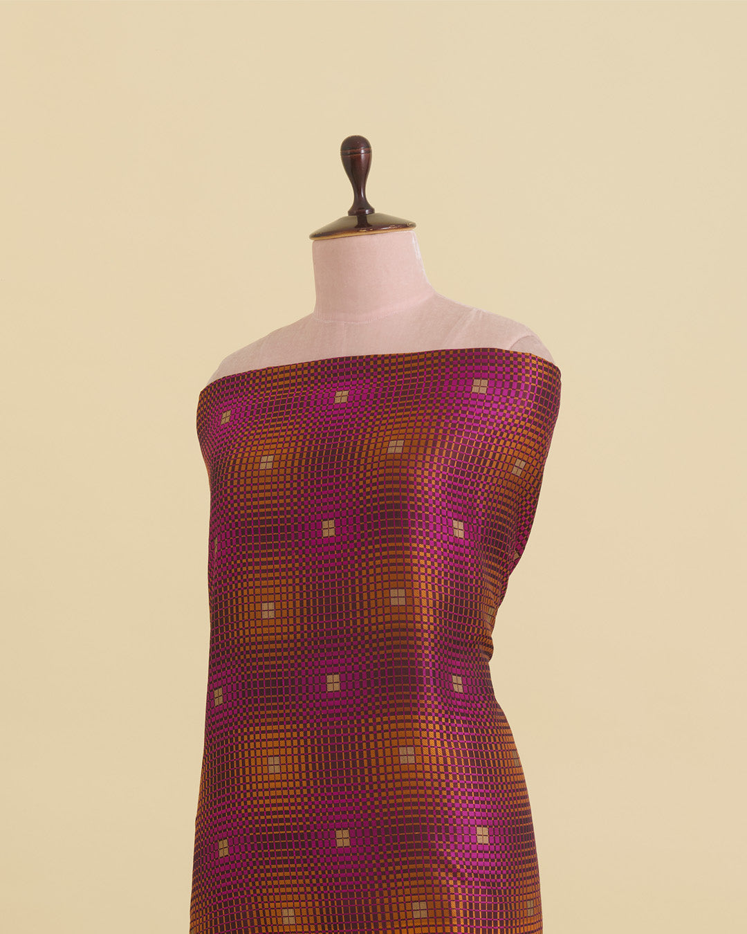 Multi Tanchoi Resham Multi Zari Geometric