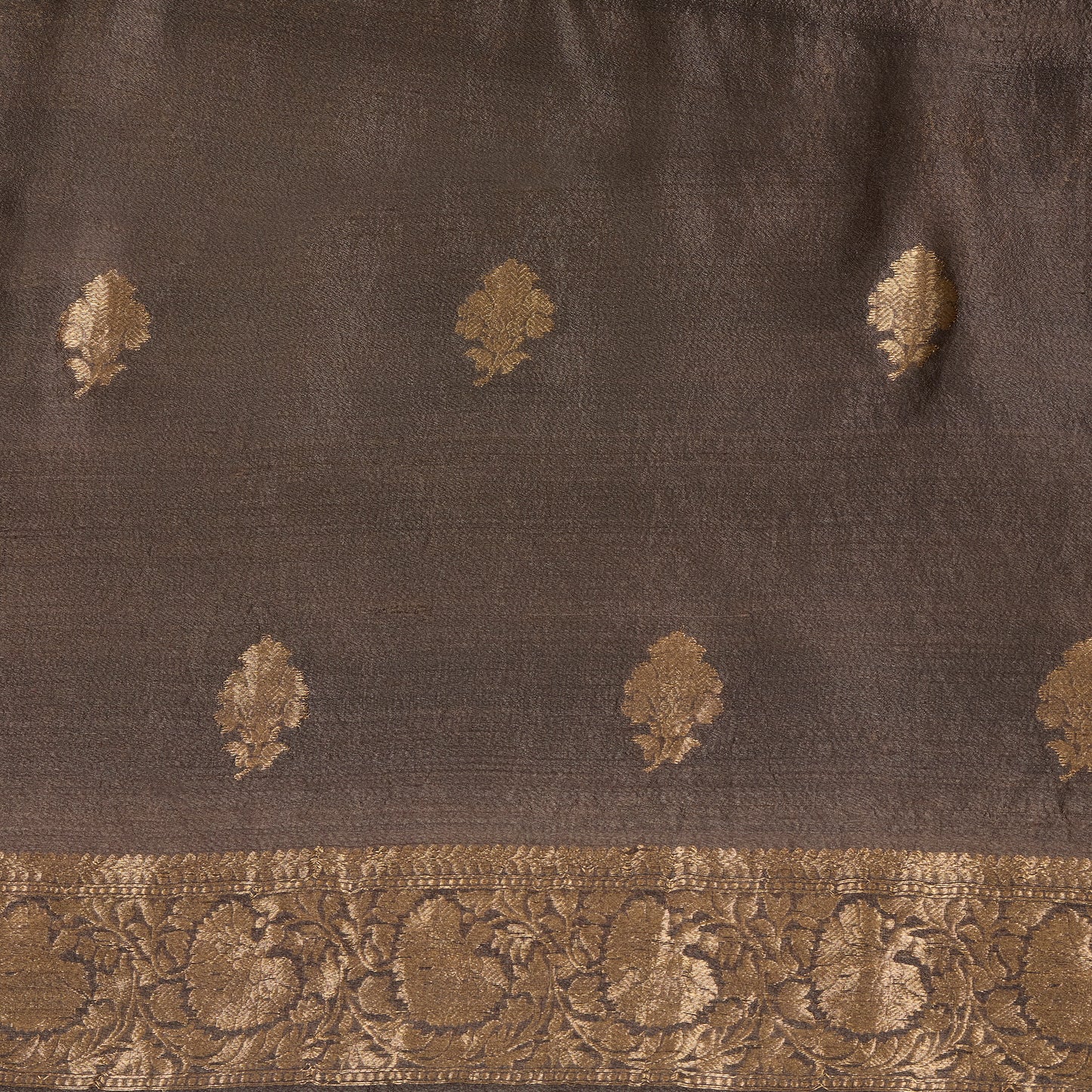 Mouse Tussar Silk Woven Kurta with Digital Dupatta