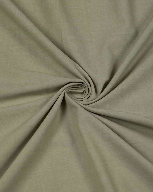 Sage Green Linen Kurta Set with All-Over Resham Embroidery