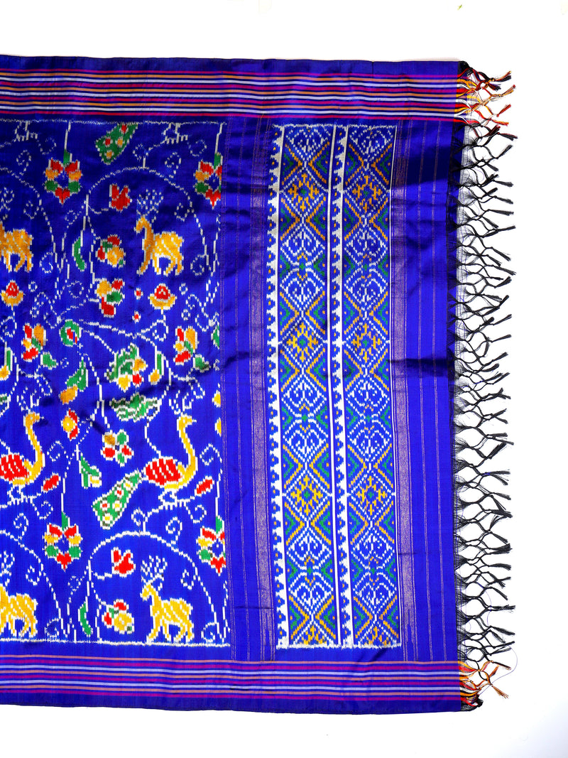 Silk Patola Ikat Woven Dupatta