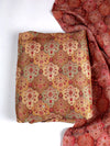 Dupion Jacquard Flower Dot Zari Brocade Fabric