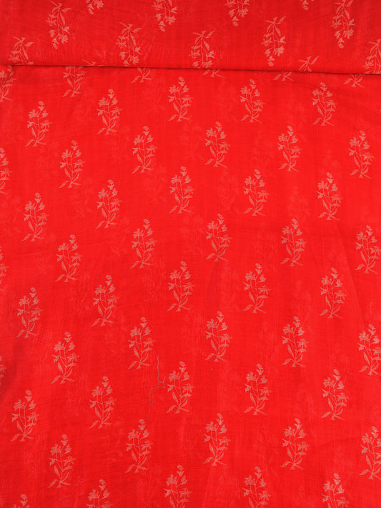 Silk Chanderi Buta Printed Fabric