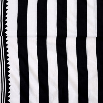 Handloom Dupion Abstract Printed Fabric