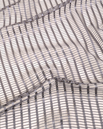 Grey Nylon Crosio Fabric – Lightweight Durable Material
