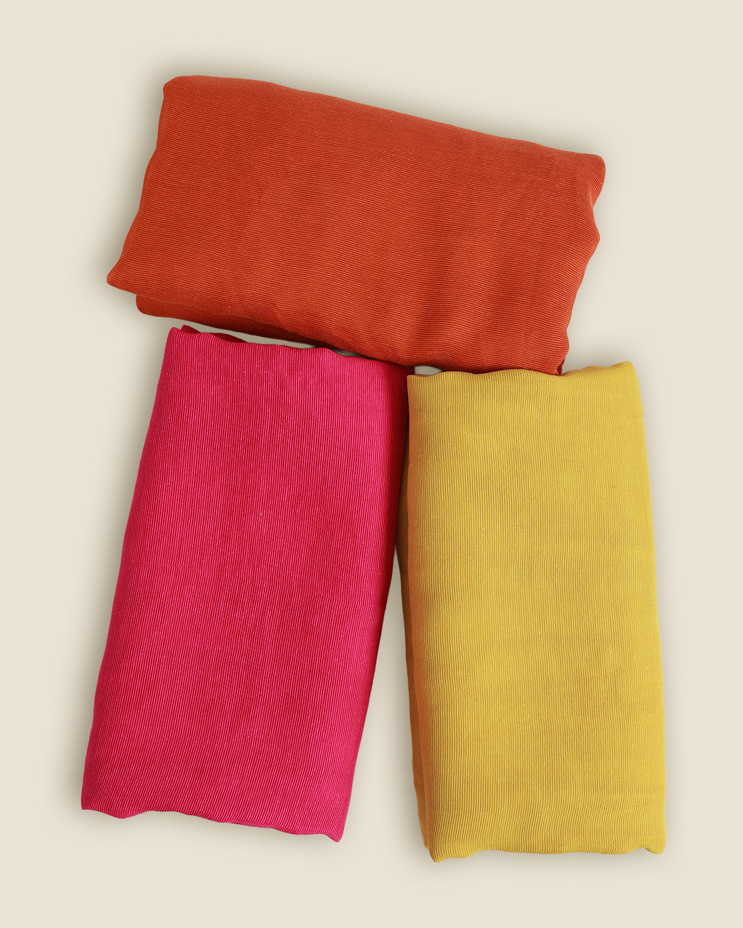 Kora Organza Self Stripes Embroidery Fabric