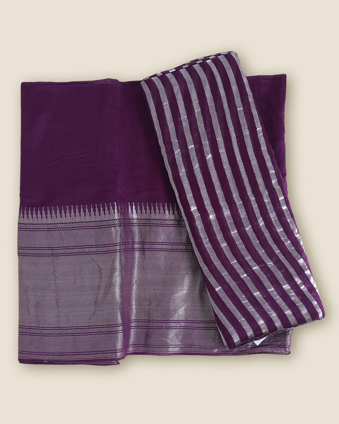 Tissue Kasab Zari Sequin Embroidered Jaal Fabric