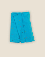 Jamdani Mercerized Cotton Resham Buta Embroidered Fabric