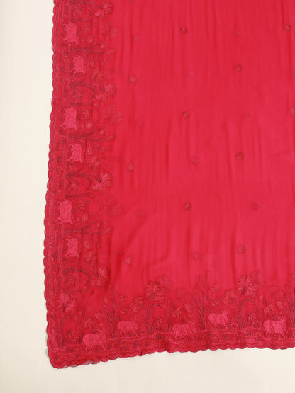 Semi Georgette Kashmiri Work Dupatta