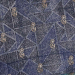 Lavender Spun Tussar with Kasab Motif Embroidery