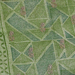 Light Green Spun Tussar with Kasab Motif Embroidery
