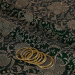Bottle Green Khin Khwab Brocade Fabric