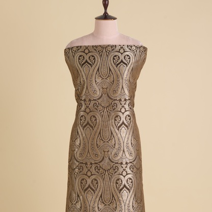 Mehendi Green Khin Khwab Brocade Woven Fabric