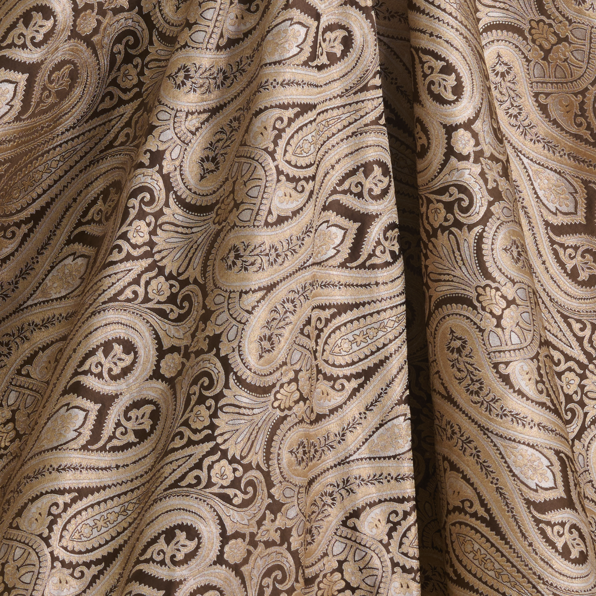 Mehendi Green Khin Khwab Brocade Woven Fabric