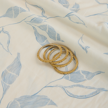 Off White Khin Khwab Brocade Woven Fabric – 36 Inch Width