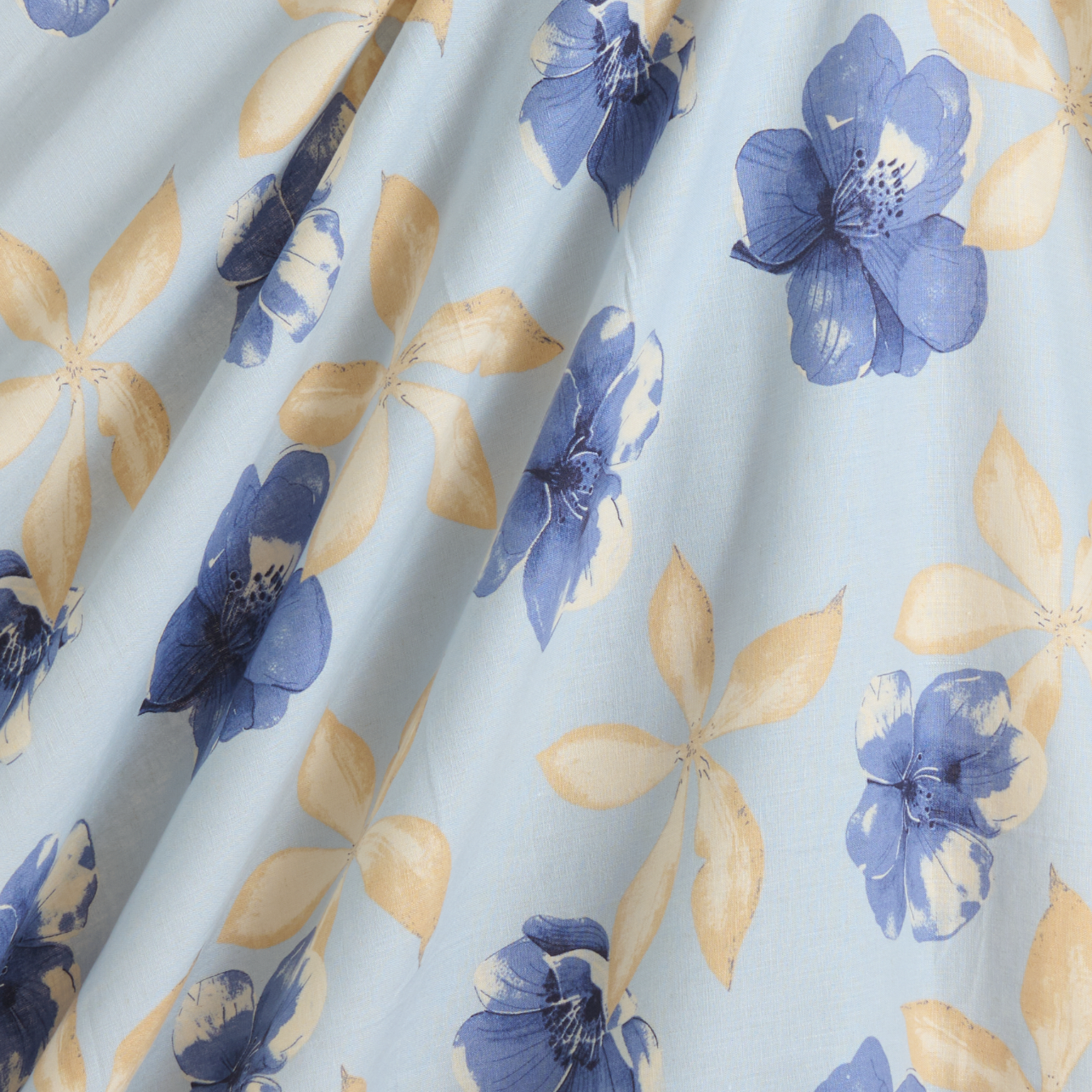 Powder Blue Khin Khwab Brocade Woven Fabric – 36 Inch Width