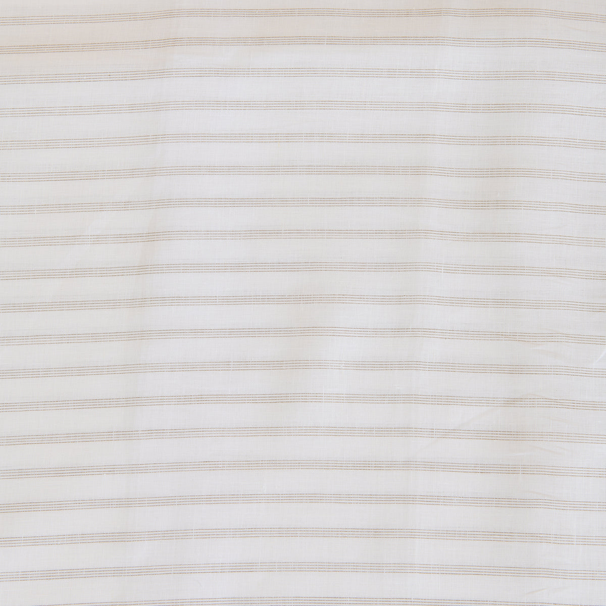 White Beige 60 Lea Linen Melbourne Stripes Fabric