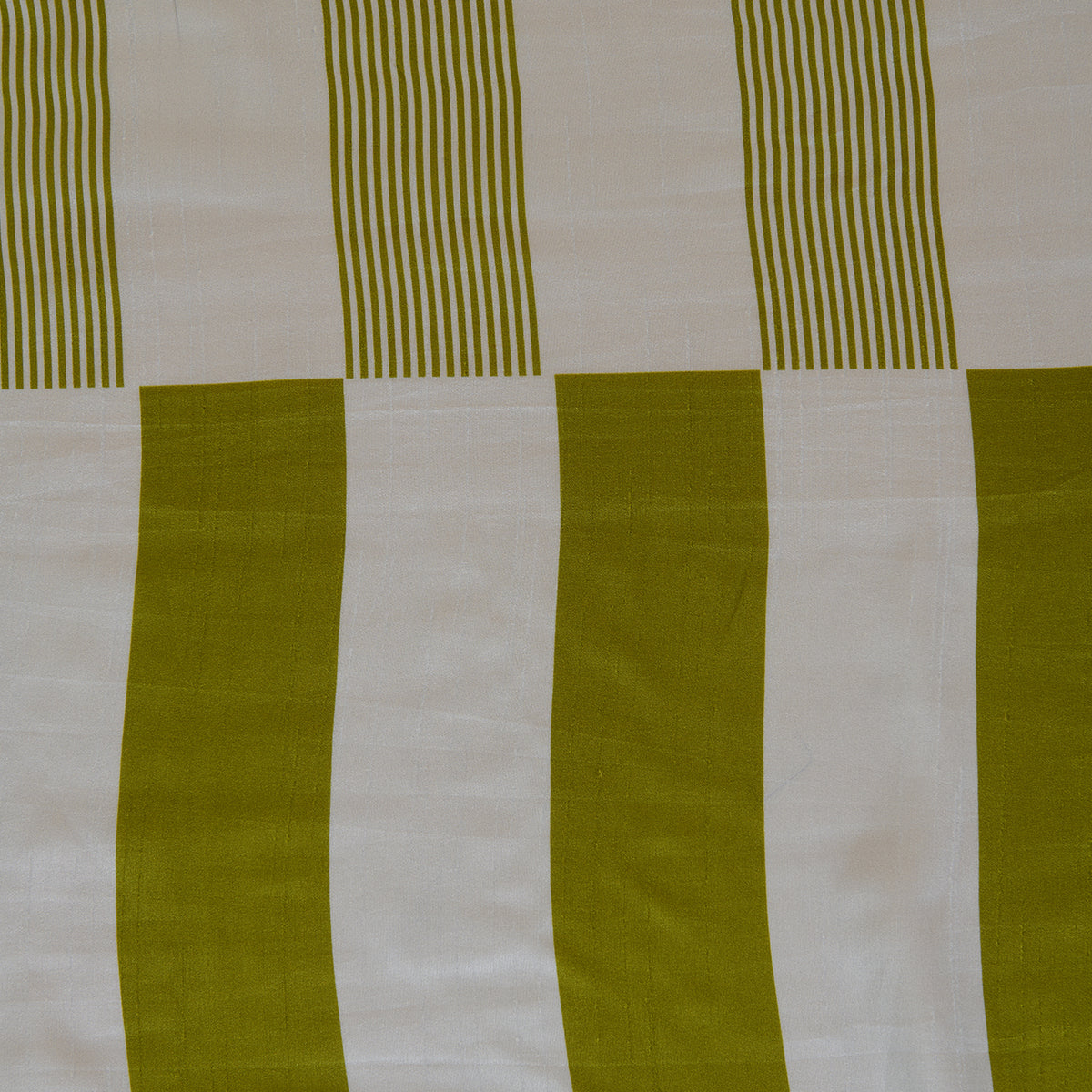 Blue Green Dupion Silk Abstract Print Fabric