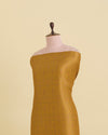 Mustard Brocade Antique Zari Jaal with Minakari