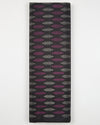Black & Pink Cotton Silk Ikat Handcrafted Fabric