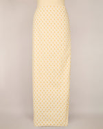 Cream Yellow Cotton Jaipur Printed Fabric