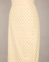 Cream Yellow Cotton Jaipur Printed Fabric