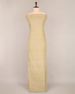 Dusty Beige Cotton Silk Ikat Fabric