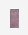 Dark Purple Chanderi Jacquard Fabric with Geometric Weave