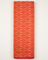 Red Cotton Silk Ikat Fabric