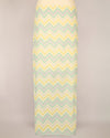 Green Yellow Cotton Jaipuri ZigZag Printed Fabric