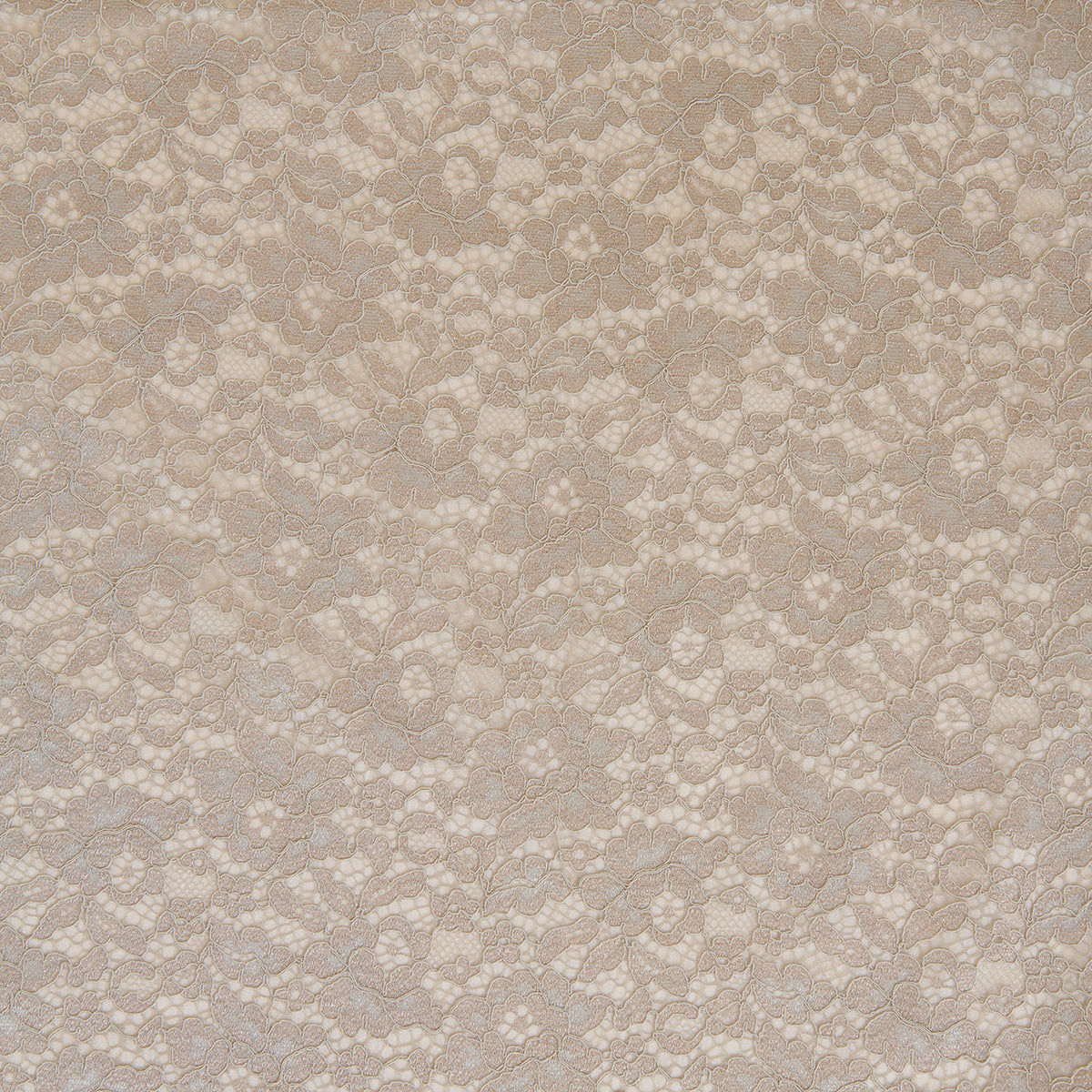 Grey Chantilly Lace with Gold Shimmer Fabric