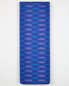 Imperial Blue Cotton Silk Ikat Fabric